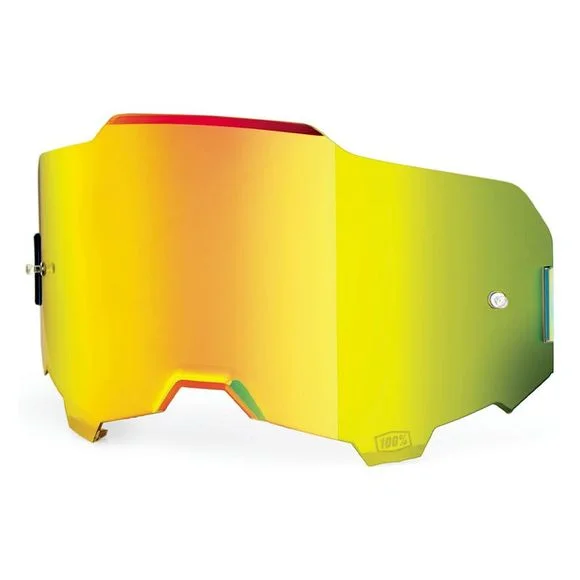Ecran Masque 100% ARMEGA – ANTI-FOG – Jaune Ref : CE1161