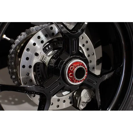 Ecrou de roue Arriere Alu EVOTECH M38x1.5