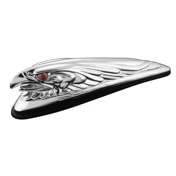 Emblème Highway Hawk Statuette Eagle Head Small Universel – Gris Ref : HIG0157 / 68-4011