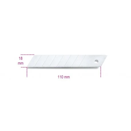 Etui de 10 lames secables 18 mm BETA pour 1771 et 1771BM