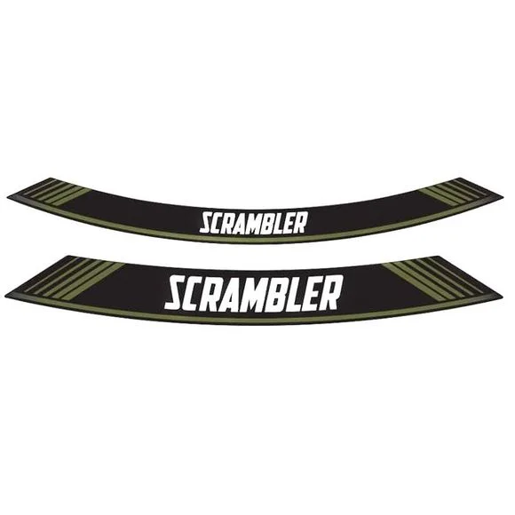 Filet de jantes Puig MODELE DUCATI/TRIUMPH SCRAMBLER Universel – Vert Ref : 9134