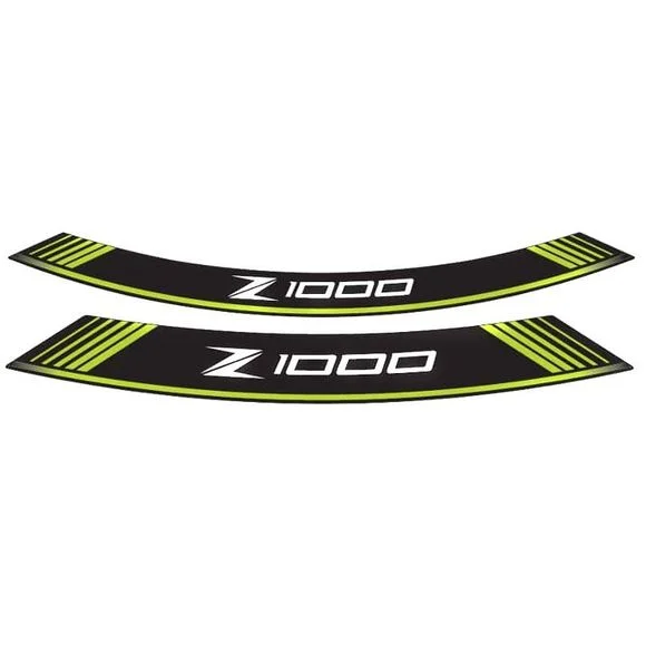 Filet de jantes Puig MODELE KAWASAKI Z 1000 Universel – Vert Ref : 7590