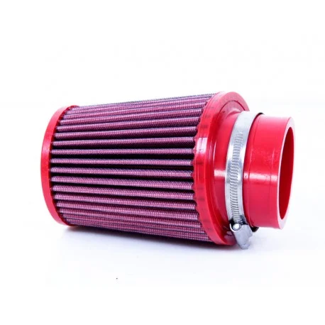 Filtre a air lavable BMC coniques universel DIAMETRE 65mm legerement coude a 12°