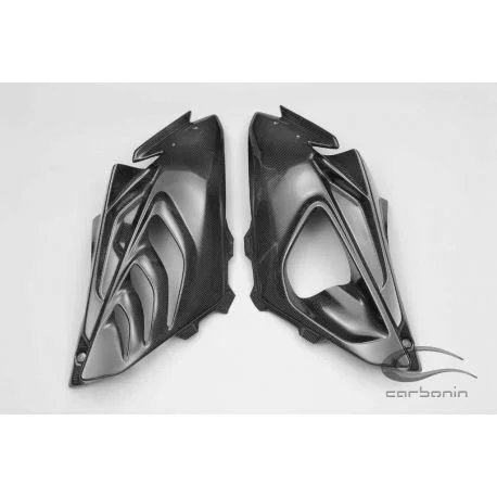 Flanc carenage carbone avec partie arriere BMW S1000RR 2010-2011