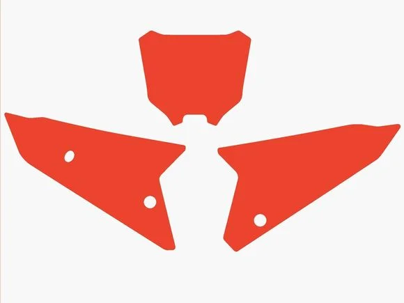 Fonds de plaque Blackbird rougeHONDA 450 CRF 450 R – 2021 – 2024Ref : BC00795A / 1095845006
