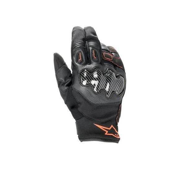 Gants Alpinestars SMX-1 WATERPROOF – Noir / Rouge Ref : AP12752