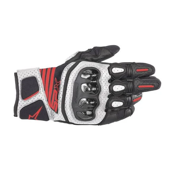 Gants Alpinestars SPX AIR CARBON V2 – Blanc / Rouge Ref : AP11655