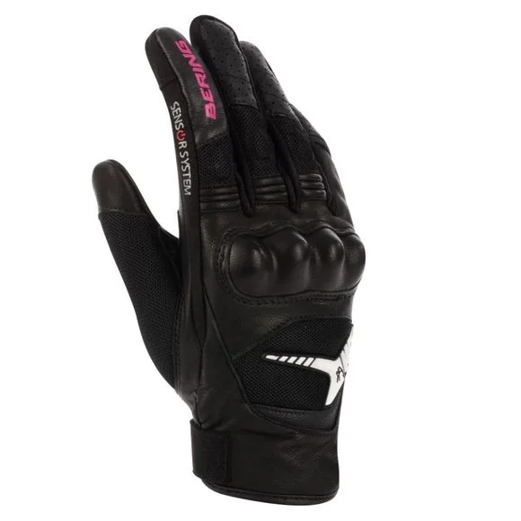 Gants Bering LADY KELLY – Noir / Rose Ref : BR1480