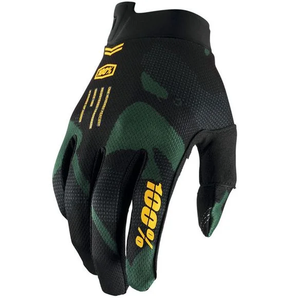 Gants cross 100% ITRACK – SENTINEL 2023 – Noir Ref : CE1202