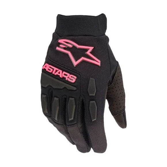 Gants cross Alpinestars STELLA FULL BORE – BLACK PINK FLUO 2023 – Noir / Rose Ref : AP12545