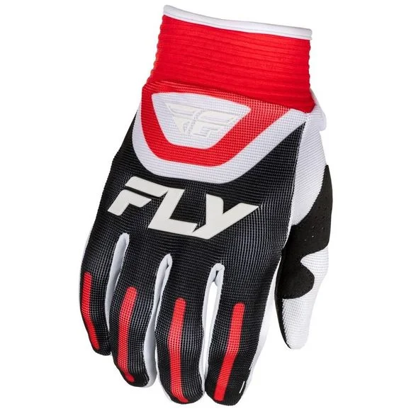 Gants cross Fly F-16 2025 – Noir / Rouge Ref : FL1688