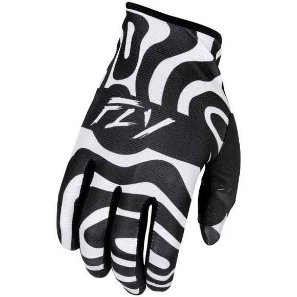 Gants cross Fly LITE – ABYSS LE 2025 – Blanc / Bleu Ref : FL1676