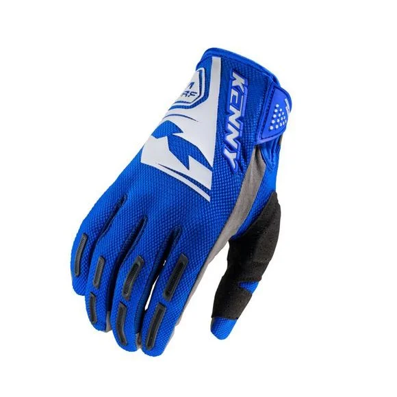 Gants cross Kenny PERFORMANCE 2025 – Bleu / Jaune Ref : KE2411