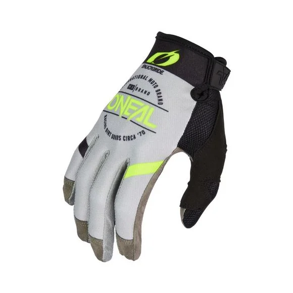 Gants cross O’Neal MAYHEM – BRAND V.23 2023 – Gris / Noir Ref : OL1892