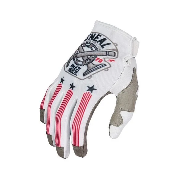 Gants cross O’Neal MAYHEM – PISTON V.23 2024 – Blanc / Noir Ref : OL1894