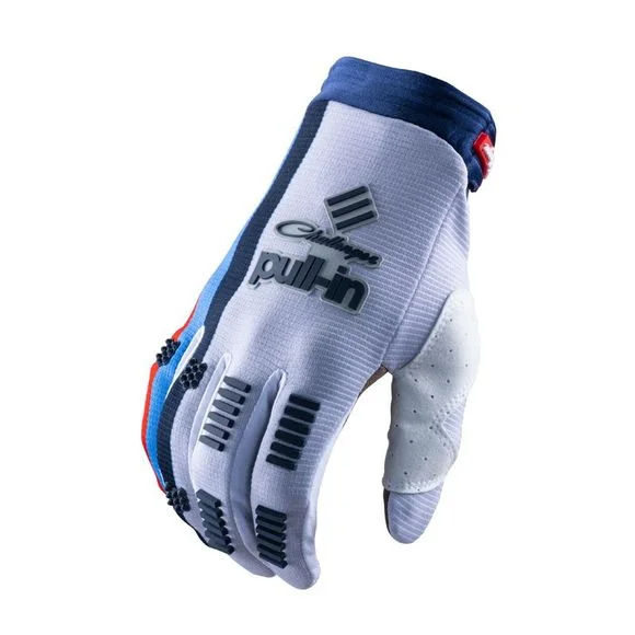 Gants cross Pull-in RACE ENFANT – Bleu / Blanc Ref : PUL0521