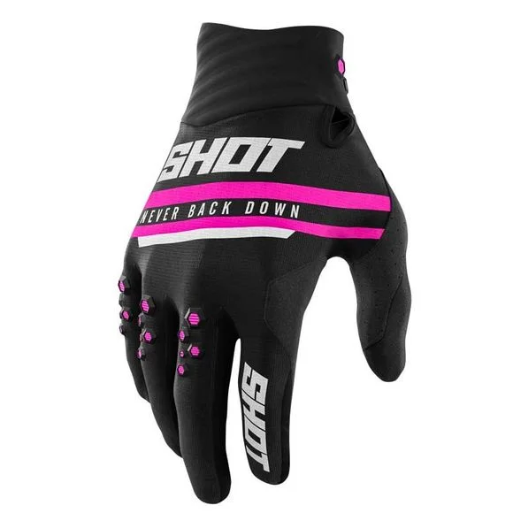 Gants cross Shot CONTACT SHINING – PINK 2021 – Noir / Rose Ref : SO1869