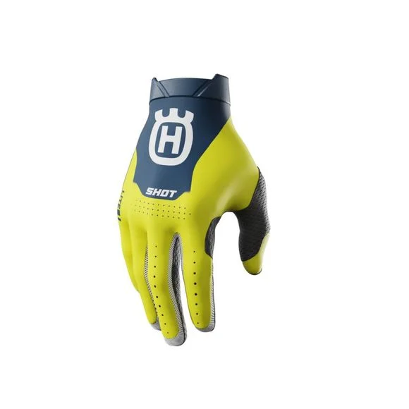 Gants cross Shot LITE – HUSQVARNA LIMITED EDITION 2025 – Bleu Ref : SO2602
