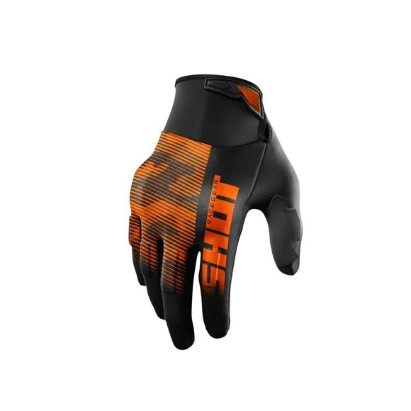 Gants Enduro Shot DRIFT – TACTIC 2025 – Gris / Orange Ref : SO2621