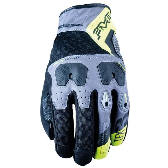 Gants Five TFX3 AIRFLOW – Gris / Jaune Ref : FV0308