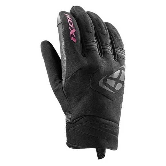 Gants Ixon MS MIG 2 WATERPROOF LADY – Noir / Rose Ref : IX2104
