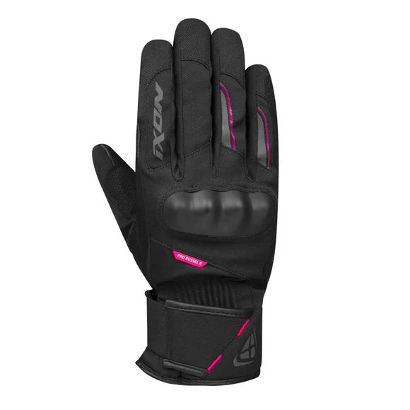 Gants Ixon PRO RUSSEL 2 LADY – Noir / Rose Ref : IX1943