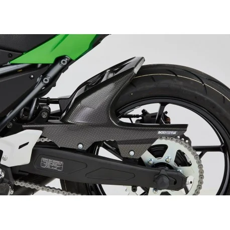 Garde boue arriere BODYSTYLE look carbone KAWASAKI Z650 NINJA 650 Z650 RS 650 VERSYS