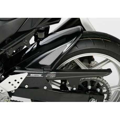 Garde boue arriere BODYSTYLE look carbone KAWASAKI Z750 2007-2012
