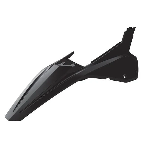 Garde boue Polisport ARRIERE COULEUR NOIR AVEC PLAQUES LATERALES Ref : 4430041501 / 1086564002