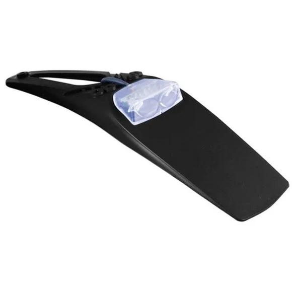 Garde boue R-tech Extension GB AR Extreme Noir + cabochon transpa Universel – Noir Ref : RTH0594 / RPTLED4NR006