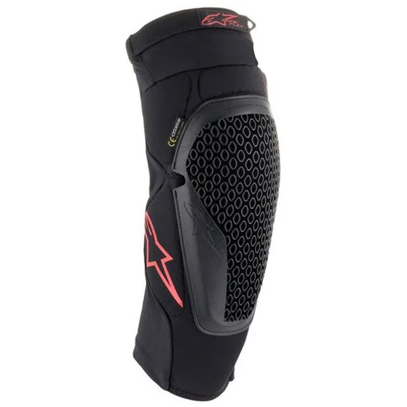 Genouillères Alpinestars BIONIC FLEX KNEE – BLACK RED 2023 – Noir / Rouge Ref : AP12213