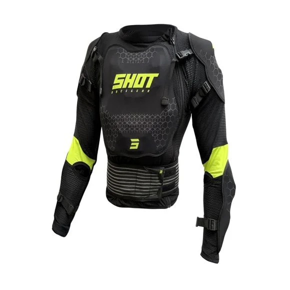 Gilet de protection Shot OPTIMAL 2.0 2025 – Noir / Jaune Ref : SO2737