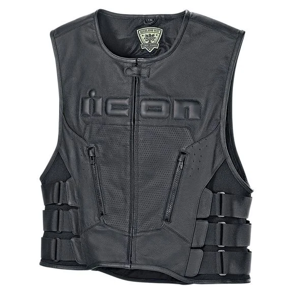 Gilet moto Icon REGULATOR D3O – Noir Ref : IC0471