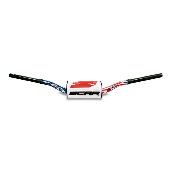 Guidon Scar O² Ø28,6 – High Universel – Blanc Ref : SCR0651 / S9132PTUS-WH