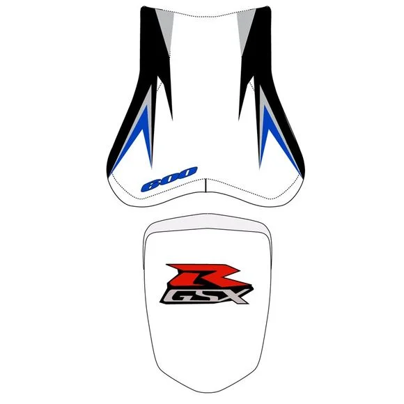 Housse de selle Bagster Blanc/Noir/GrisSUZUKI 600 GSX-R 600 – 2008Ref : 2201F