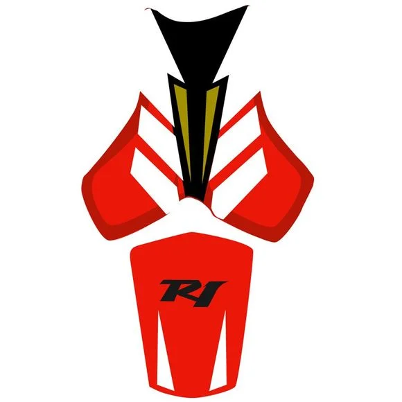 Housse de selle Bagster Blanc/Rouge/Noir/Lettres NoiresYAMAHA 1000 YZF-R1 (RN19) – 2008Ref : 2188E