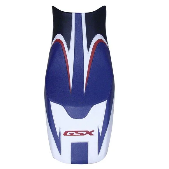 Housse de selle Bagster Bleu/Blanc/Noir/Lettres RougesSUZUKI 650 GSX 650 F – 2008Ref : 2202A