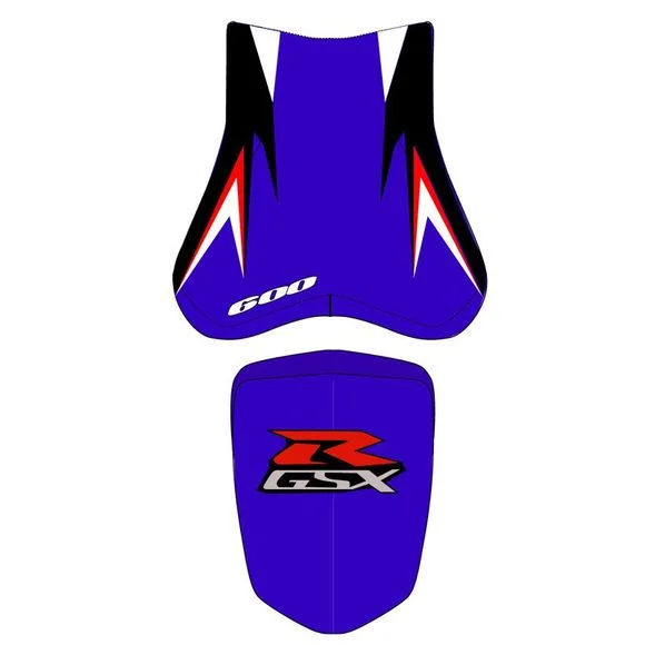 Housse de selle Bagster Bleu/Blanc/RougeSUZUKI 600 GSX-R 600 – 2008Ref : 2201D