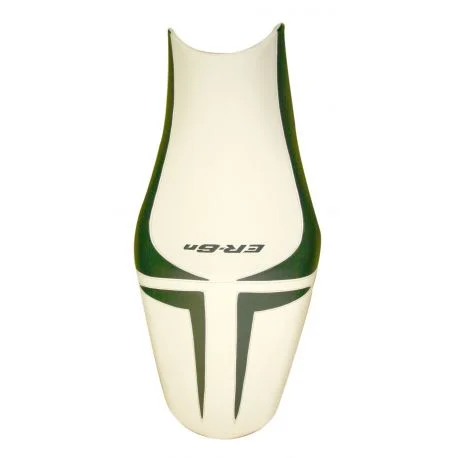 housse de selle bagster KAWASAKI ER6N 2009-2011 BLANC/NOIR/LETTRES NOIRES