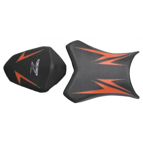 housse de selle bagster KAWASAKI Z800 2013 NOIR/DECO ORANGE