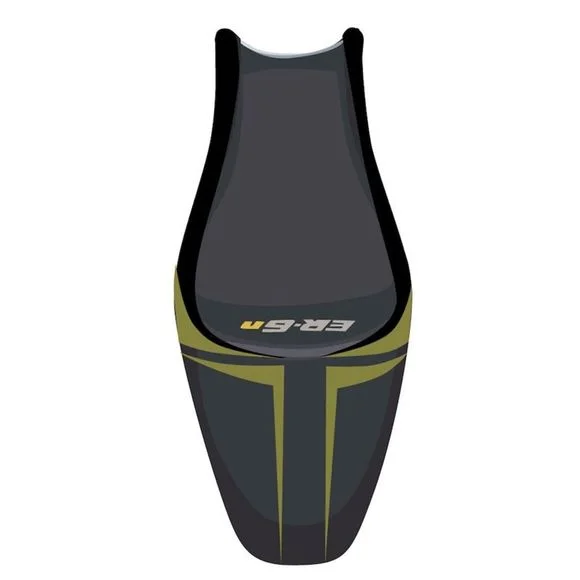 Housse de selle Bagster Noir Mat/Or/Lettres Grises claires Ref : 2170C