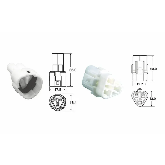 Jeu de connectiques 3 voies série 090 SMTO BIHR type origine Ø0,85mm²/1,25mm² – 5 jeux complets