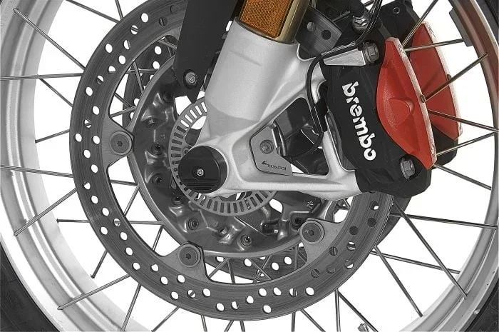 Jeu de Protection Antichute pour Essieu Avant BMW R1250GS (-2021)/ R1250GS Adventure (-2021)/ R1200GS (LC) / R1200GS Adventure (LC)/ R1250RT/ R1200RT (LC)