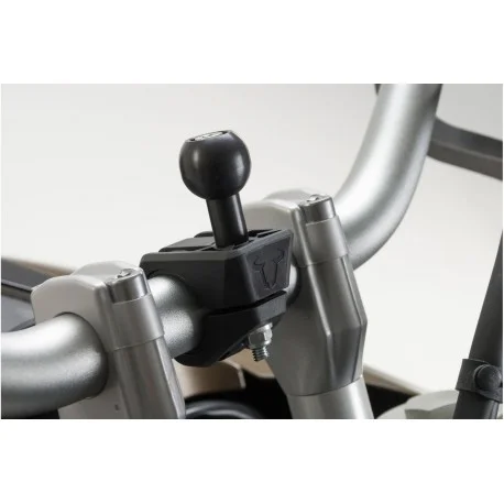 Kit boule 1 » support guidon moto. Pour guidon Ø 22 / 28 mm, 2,5 cm