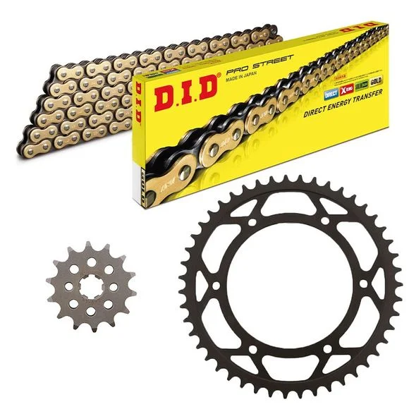 Kit chaine DID Origine renforcée Acier tout terrain Ref : 105113221