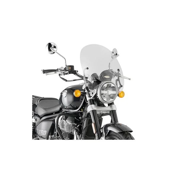 Kit de fixation Bulle Givi 9058A – NoirROYAL ENFIELD 650 SUPER METEOR 650 – 2023 – 2025Ref : GI2254 / A9058A