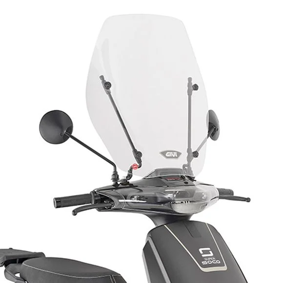 Kit de fixation Bulle Givi D1181ST – NoirSUPER SOCO 0 CUX – 2021 – 2023Ref : GI2201 / A8831A