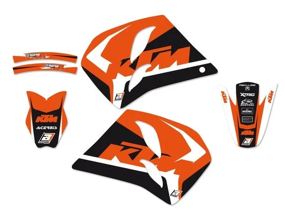 Kit déco Blackbird Dream Graphic 4KTM 360 360 MX – 1996 – 1997Ref : BC00130A / 1053788