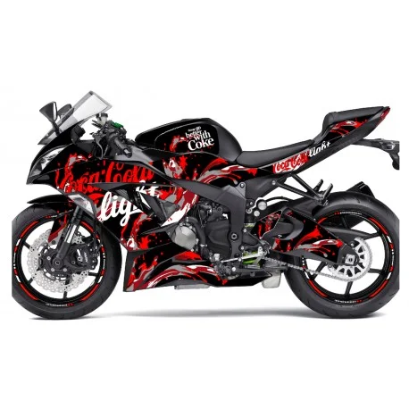 Kit deco COCA KAWASAKI ZX6R 2013-2018