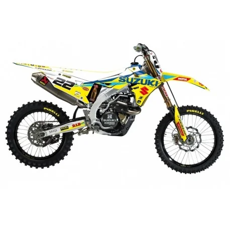 Kit deco complet BLACKBIRD Replica Kevin Strijbos SUZUKI RMZ 250 RMZ 450